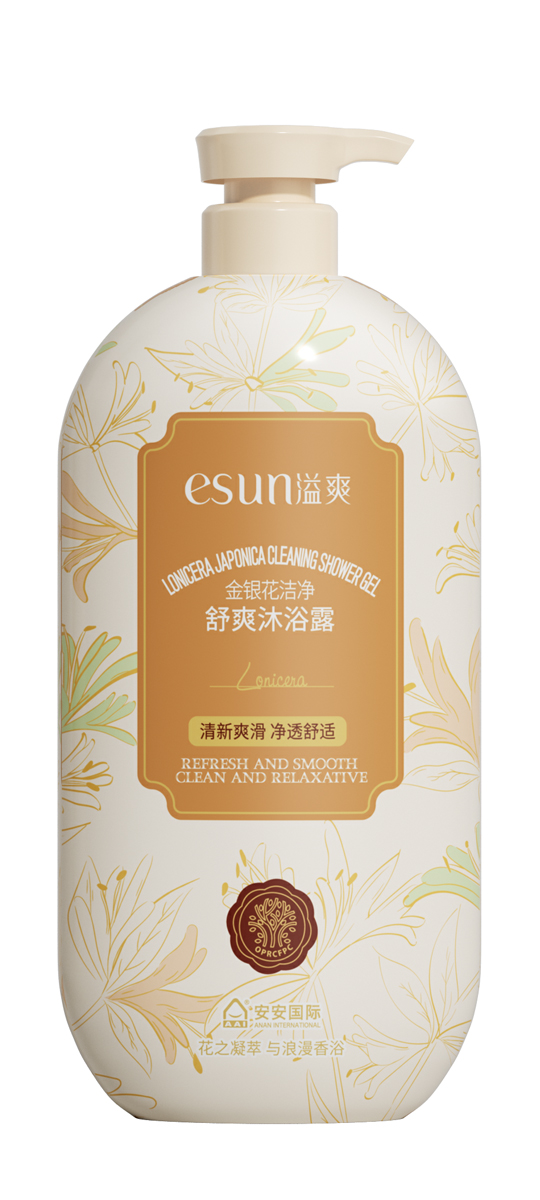 4008云顶集团国际金银花干净舒爽洗澡露